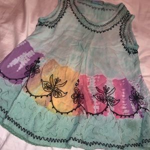 India Boutique Tops - Boho Hippie Gypsy Style Rainbow Tie Dye Tank Top India Boutique Tops - Boho Hippie Gypsy Style Rainbow Tie Dye Tank Top